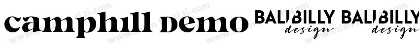 Camphill Demo字体转换